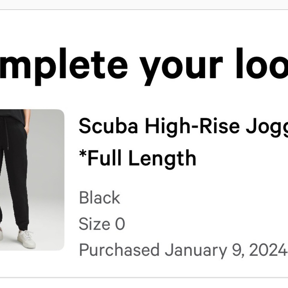 Lululemon Athletica Black High-Rise Leggings